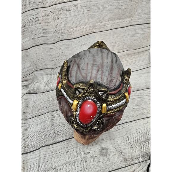 Mask Illusions Alien Commander Latex Mask 2000 Halloween Made In Mexico RARE Wow - Picture 3 of 10